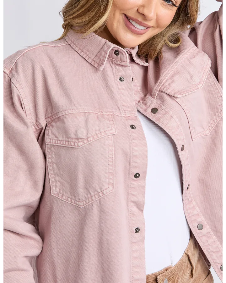 Daisy Overshirt - Pink