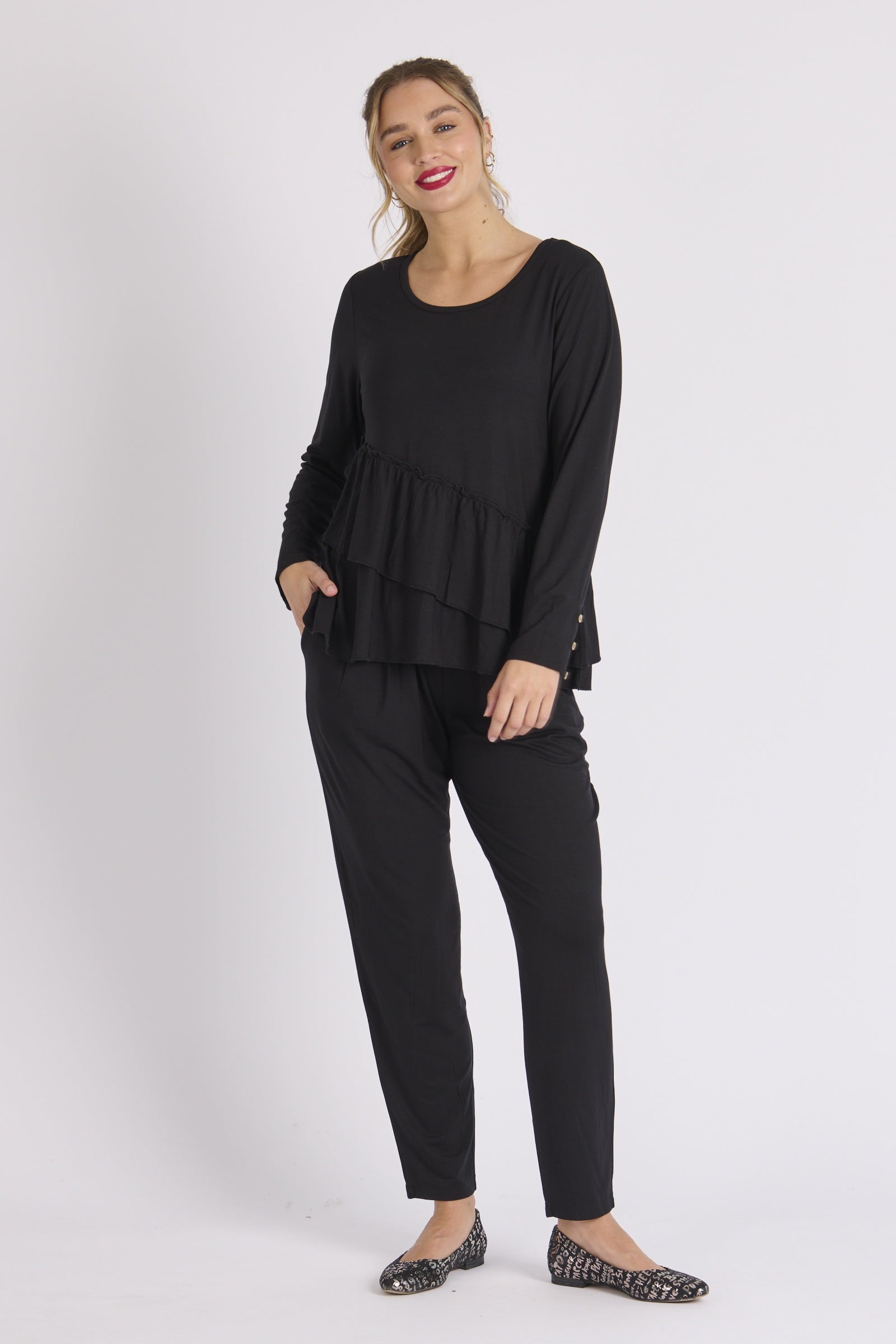 Flounce Top