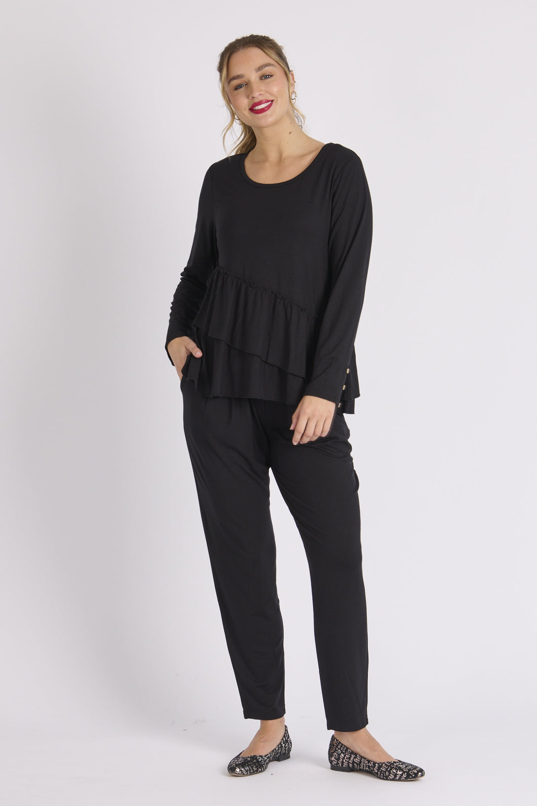 Flounce Top