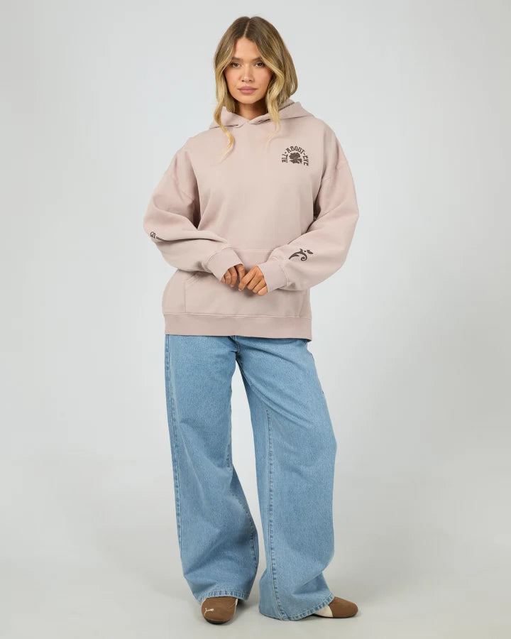 Flower Co Relaxed Hoodie