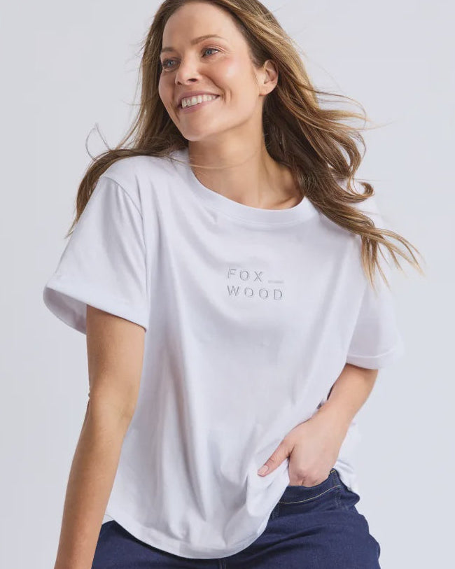 Huntleigh OS Tee - Whiet