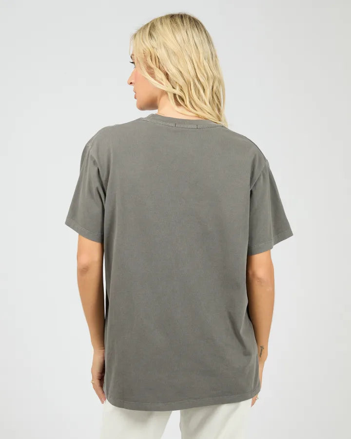 Palermo Relaxed Tee - Charcoal