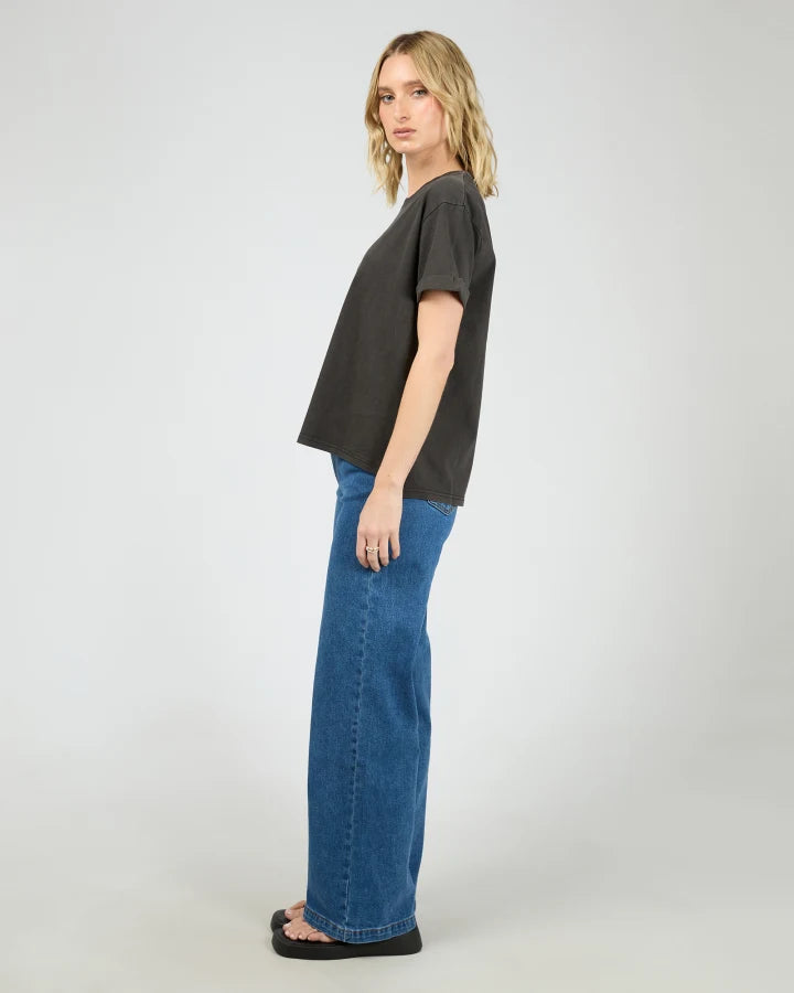 AAE Washe Tee - Washed Black