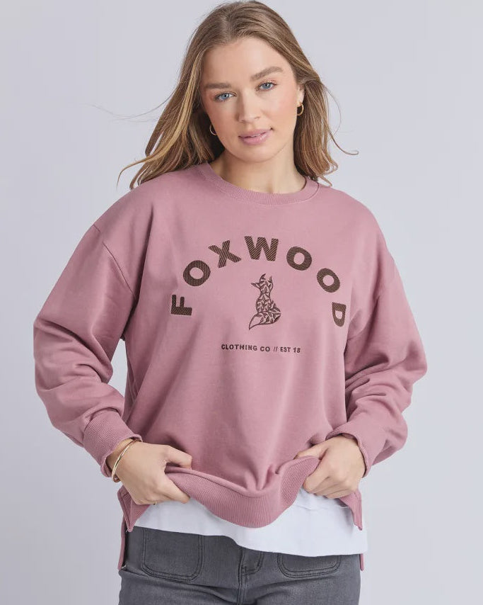 Effortless Contrast Crew - Rose