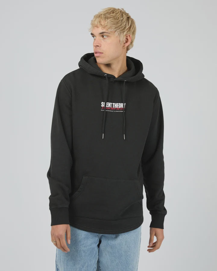 League Scoop Hoodie - Washed Black