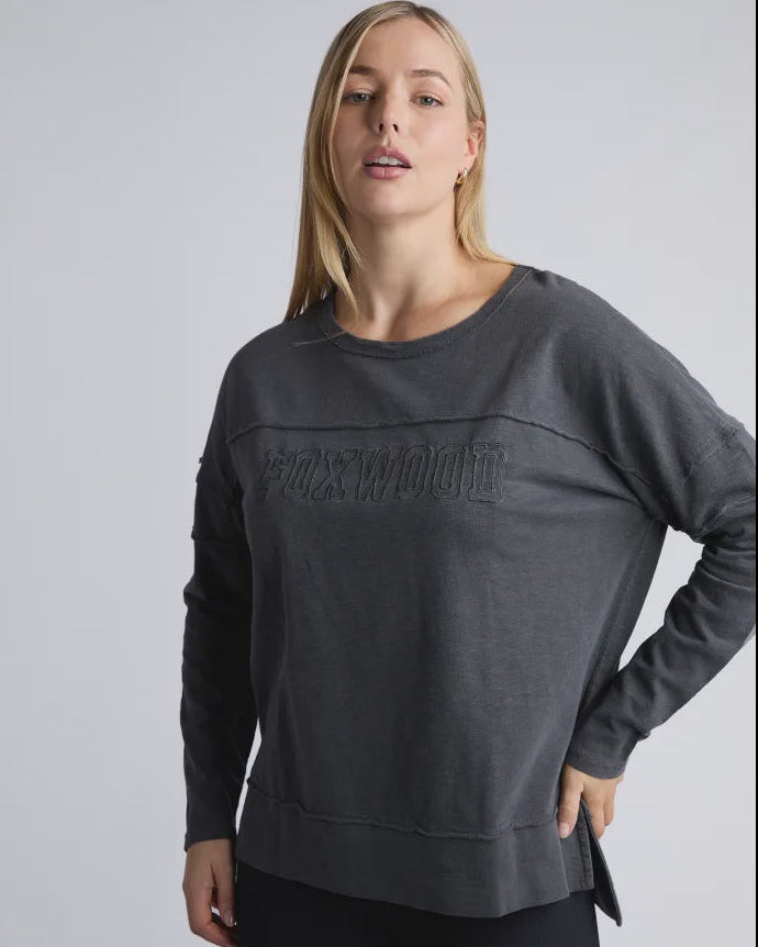 Throw On L/S Tee - Coal