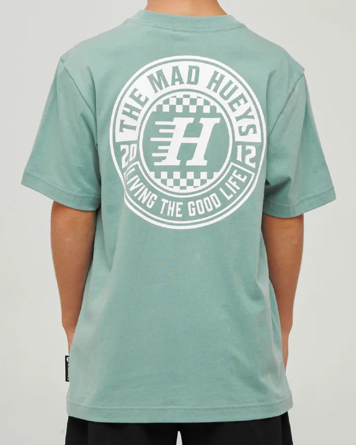 Checker Hueys Tee - Youth