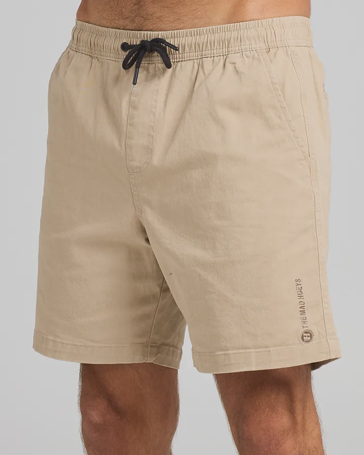 YOUTH STRANDED CHINO SHORT-TAUPE
