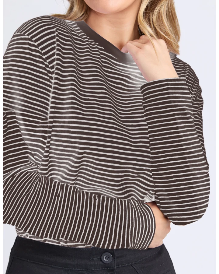 Hutch  LS Tee - Coffee