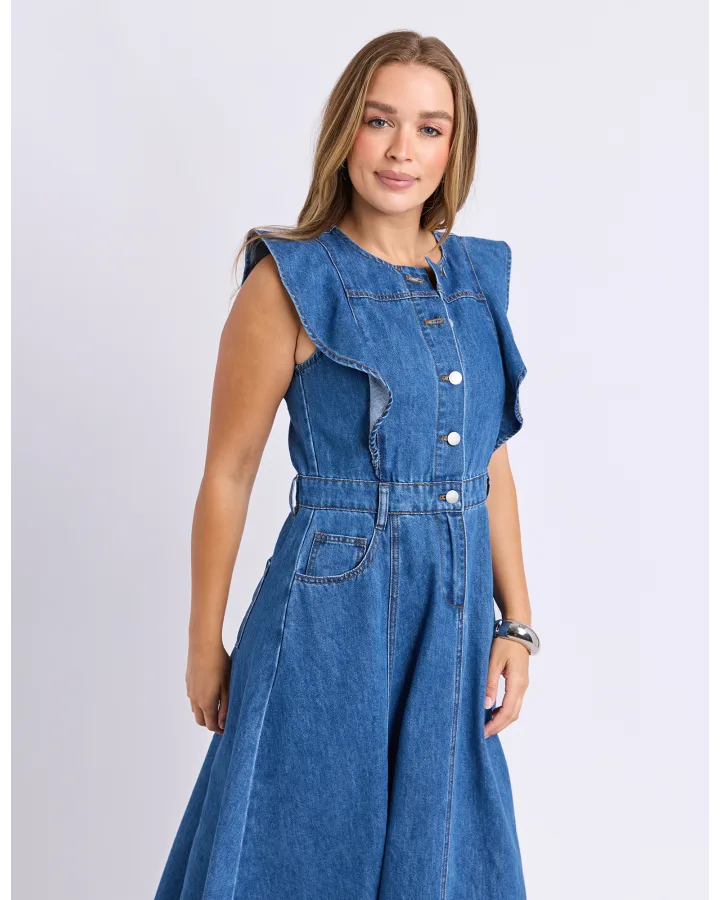 AMITY DENIM DRESS