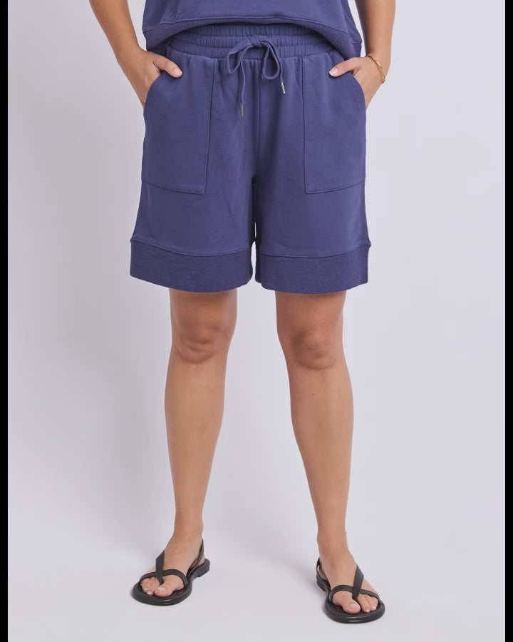 HUSTLER SHORT-DEEP BLUE