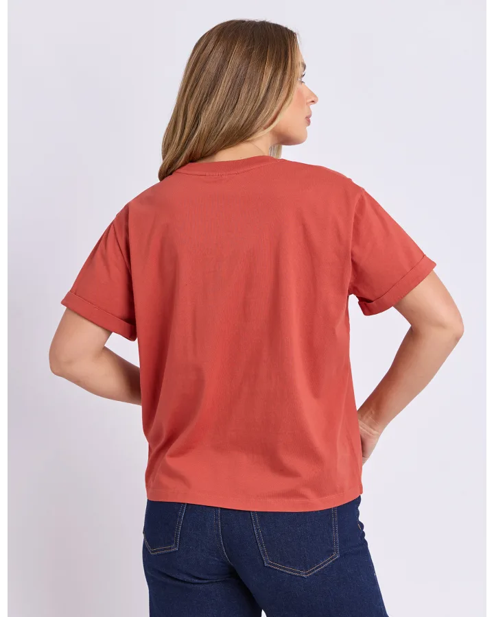 HUNTLEIGH OVERSIZED TEE-TOBASCO