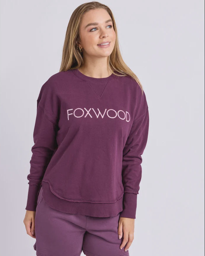 Simplified Metallic Crew - Plum