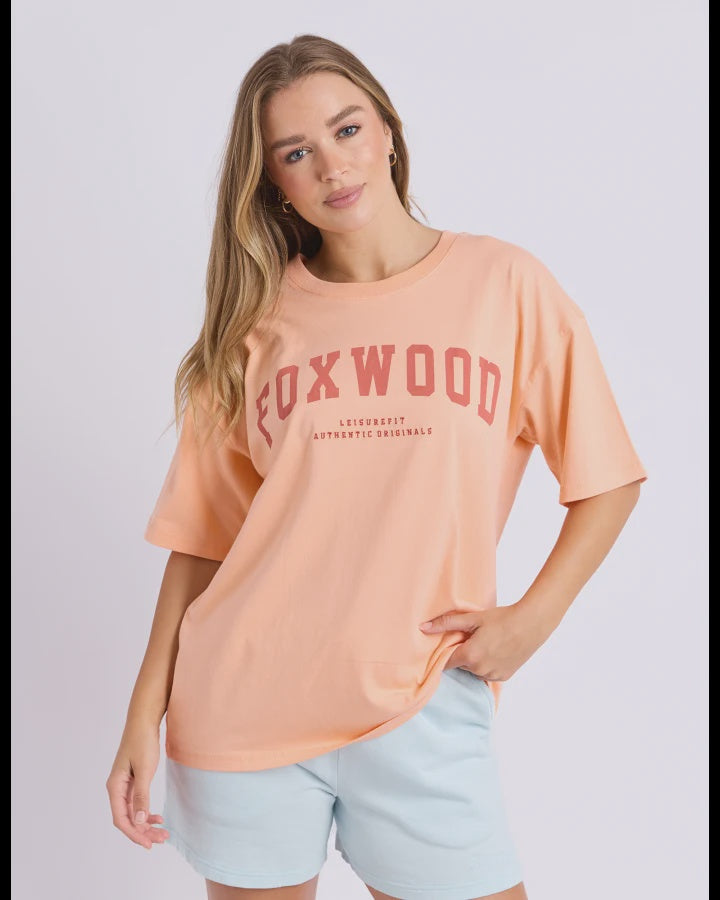 INTERVAL TEE-NEON PEACH