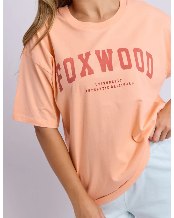 INTERVAL TEE-NEON PEACH