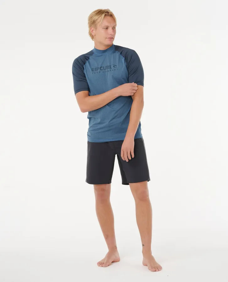 Shock UPF S/S Rashie - Navy Marle