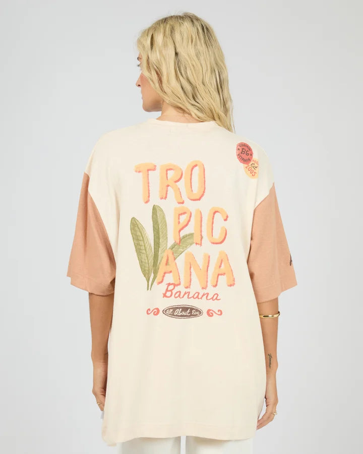 Tropical Oversized Tee