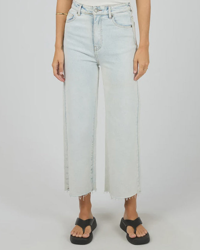 Charlie High Rise Wide Leg Jean - Light Blue