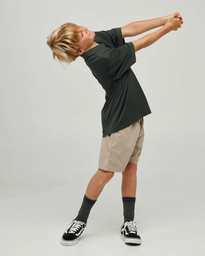 Hueys Parallel S/S Polo - Teen