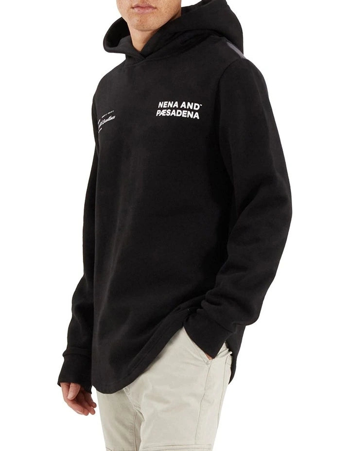 Concentric Dual Curved Hoodie