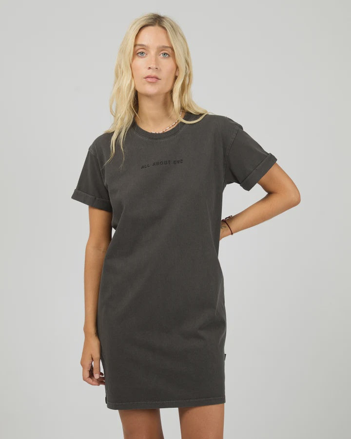 AAE Washed Tee Dress - Black