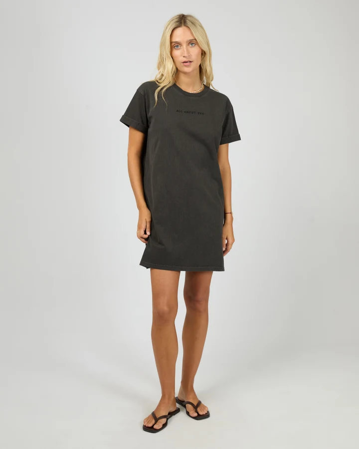 AAE Washed Tee Dress - Black