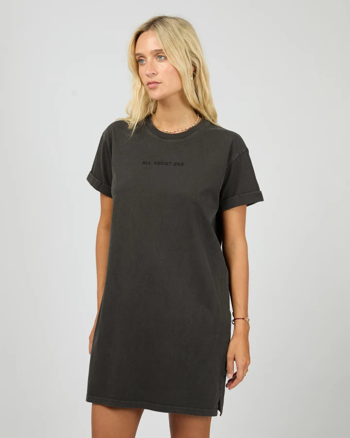 AAE Washed Tee Dress - Black