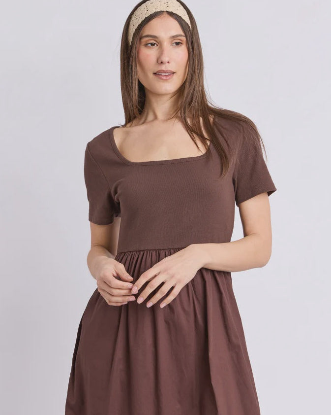 Ella Dress - Brown