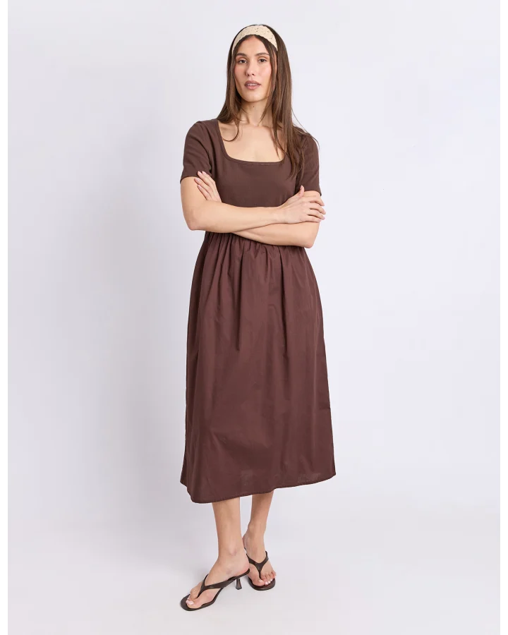 Ella Dress - Brown