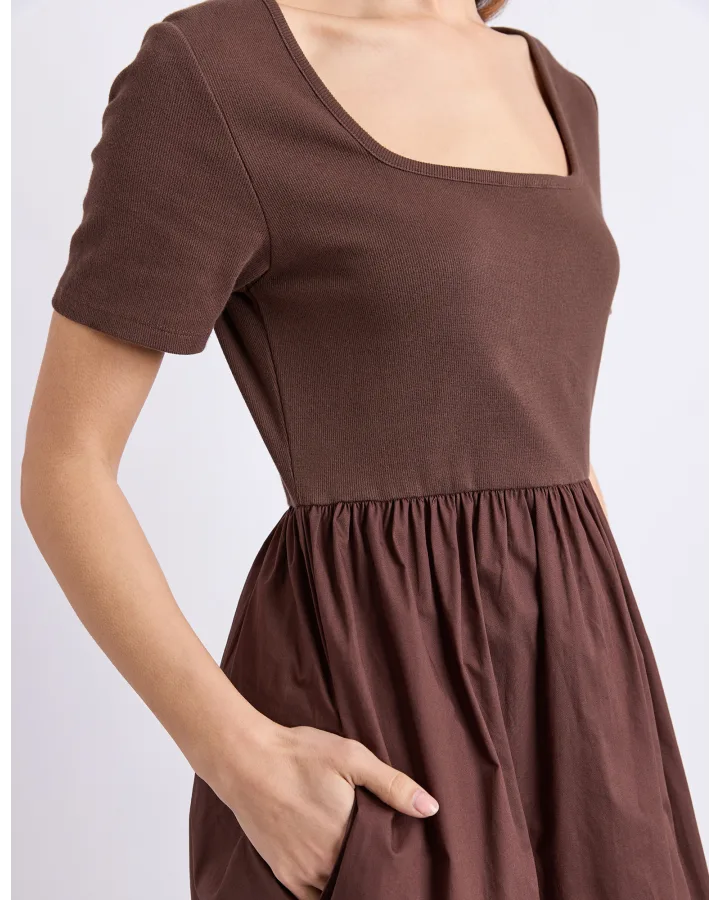 Ella Dress - Brown