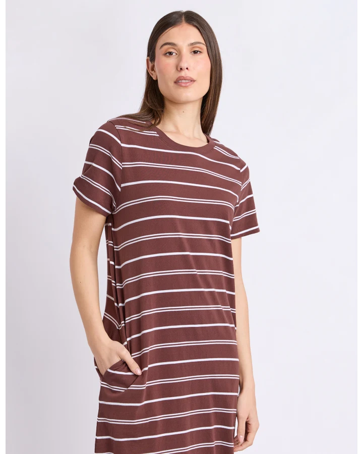 JESSA DRESS-CHOCOLATE