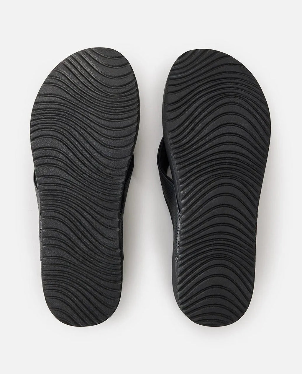 Chiba Bloom Open Toe Thong - Black