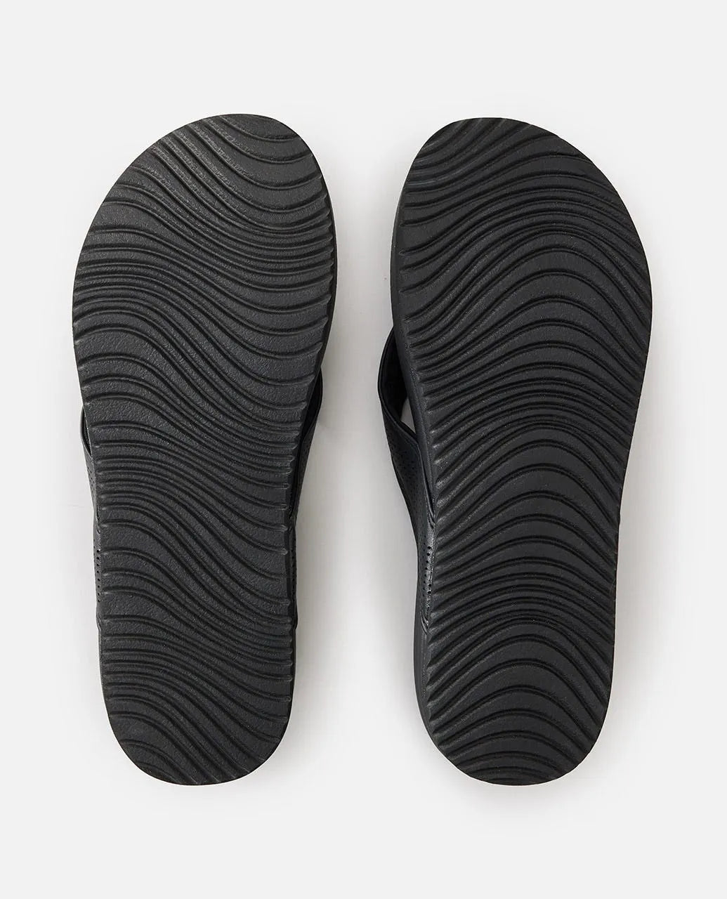 Chiba Bloom Open Toe Thong - Black