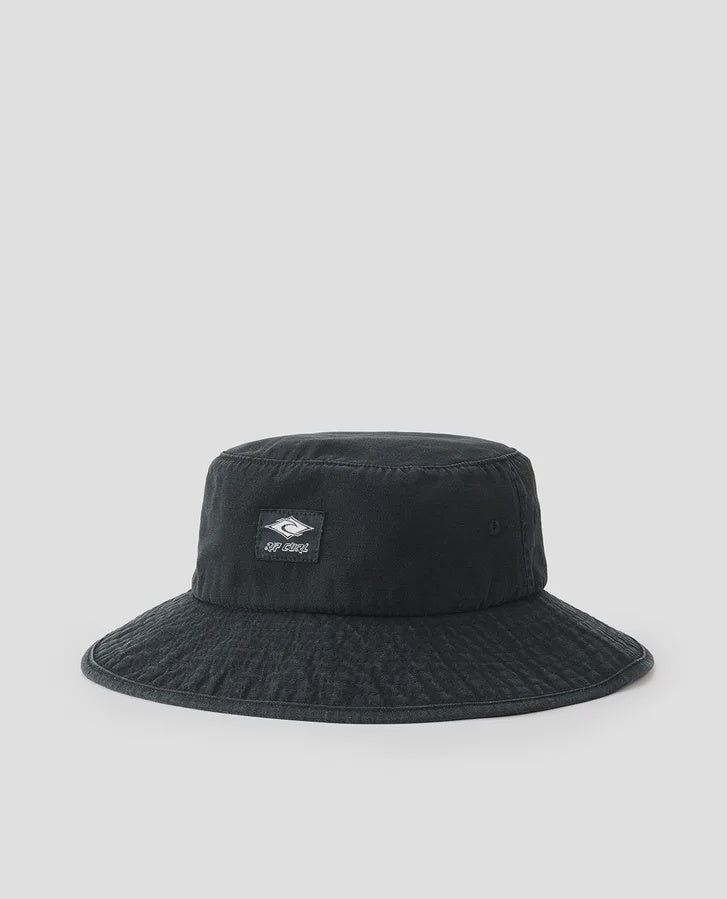 Classic Surf Mid Brim Hat - Black