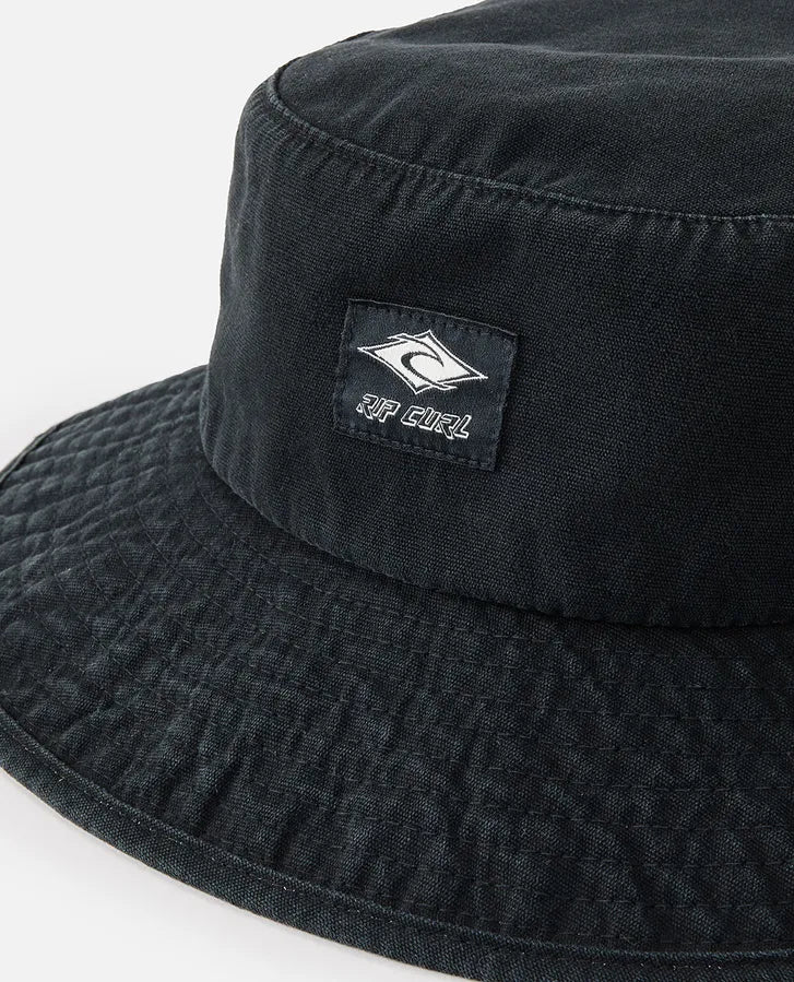 Classic Surf Mid Brim Hat - Black