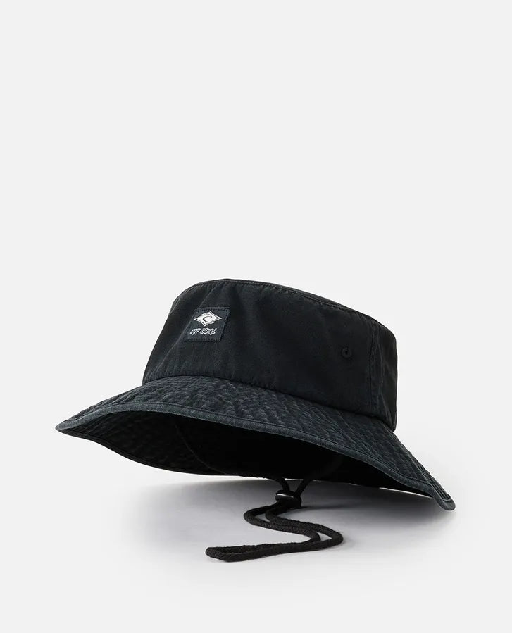 Classic Surf Mid Brim Hat - Black