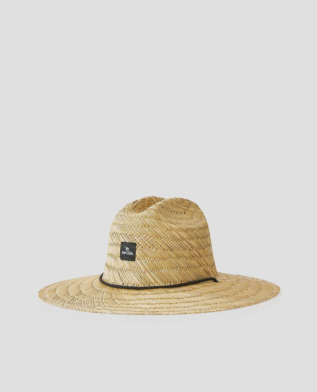 Brand Straw Hat - Natural