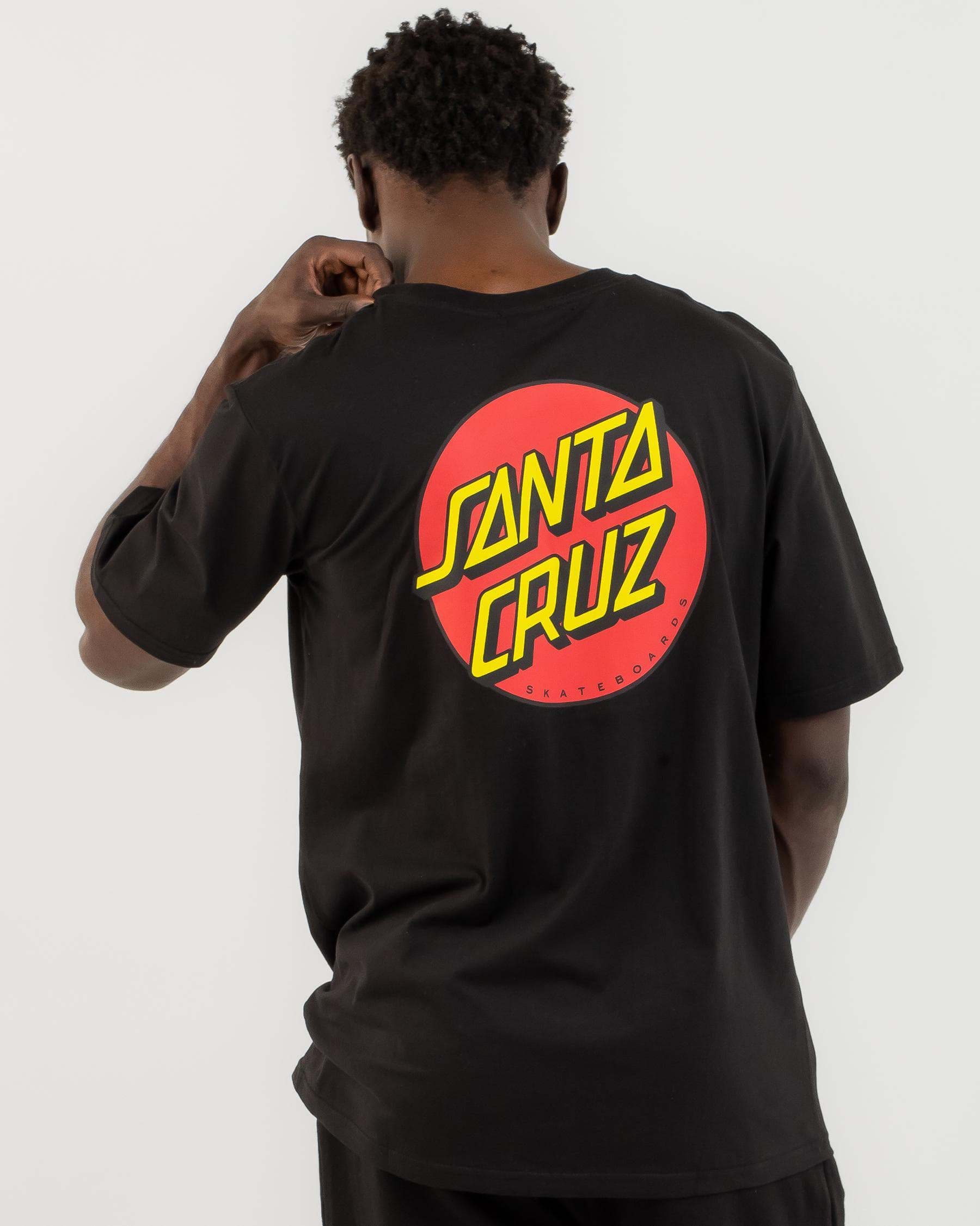 Classic  Dot Chest  Tee - Black