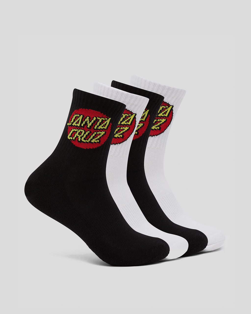 Classic Dot Mid Sock - 4PK