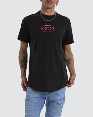Stamp Dual Curved Tee