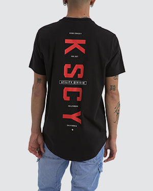 Stamp Dual Curved Tee