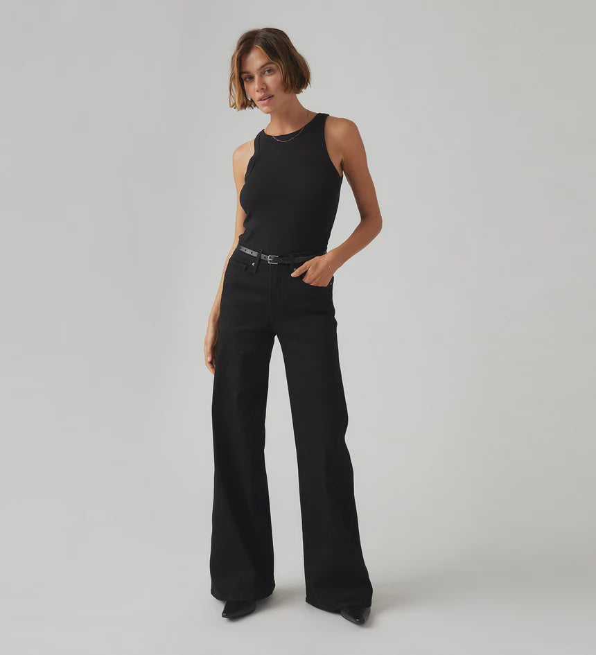 318 Shaping Wide Leg - Soft Black