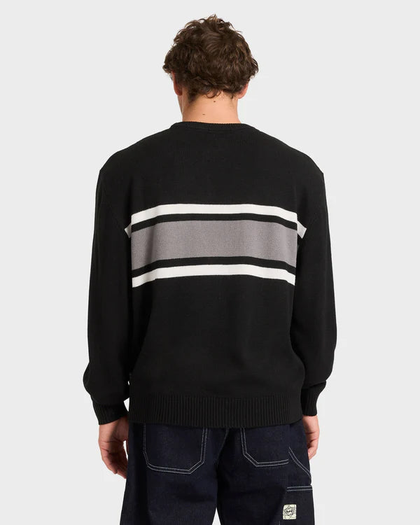 Spec 73 Panel Sweater - Black