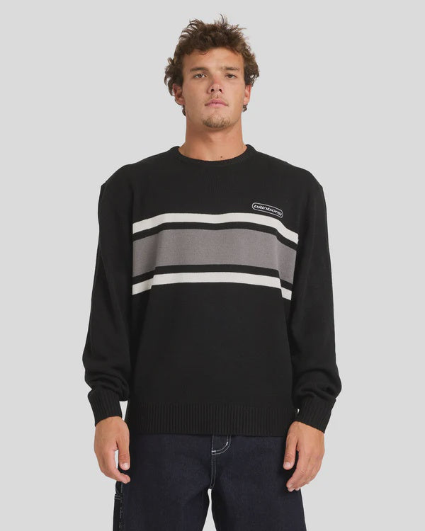 Spec 73 Panel Sweater - Black