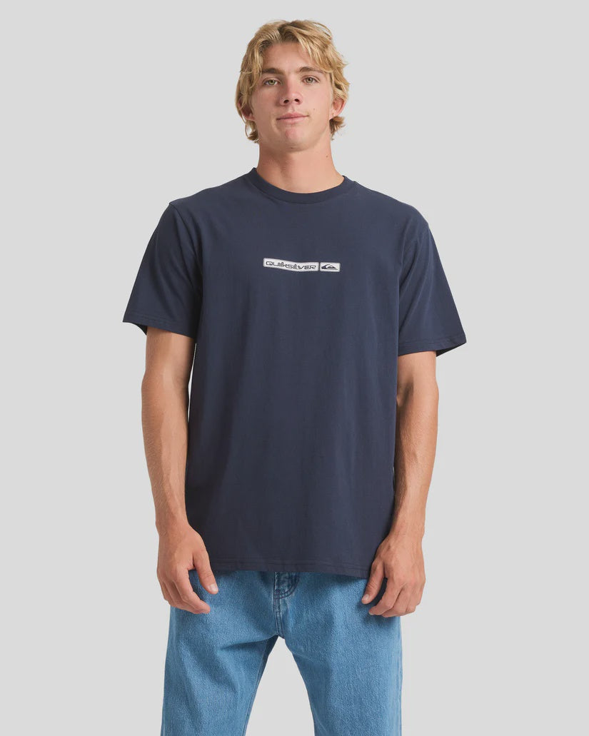 Omni Scroll SS Tee - Navy