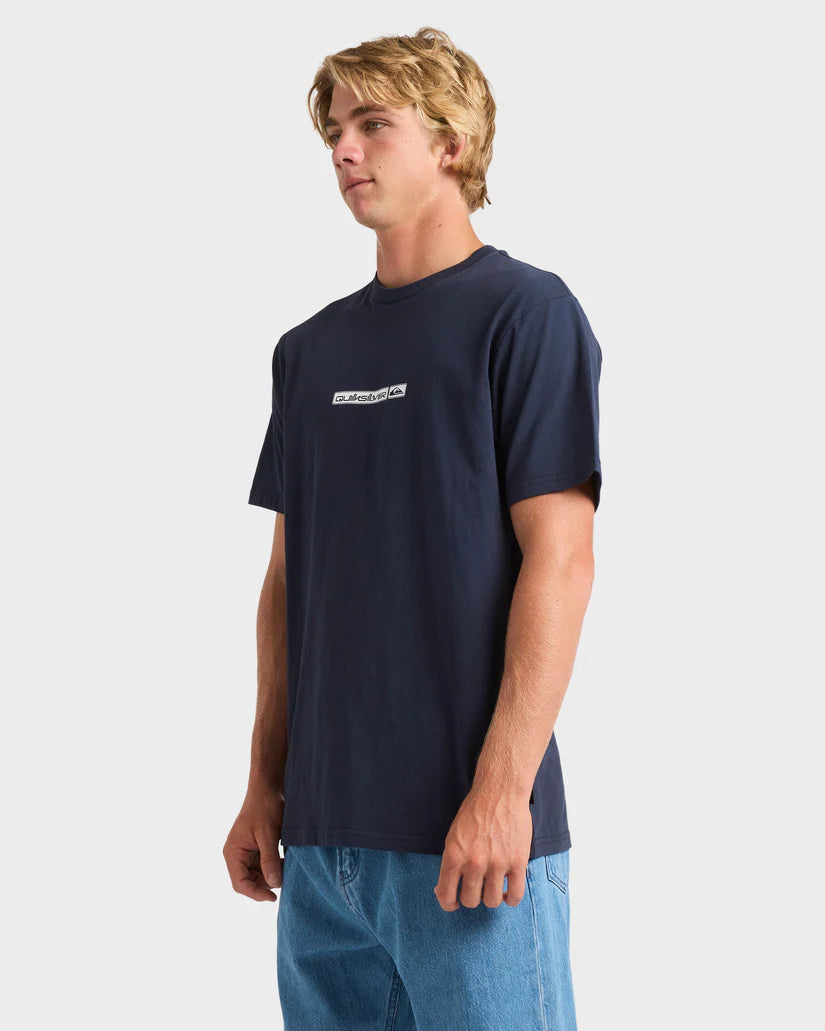 Omni Scroll SS Tee - Navy