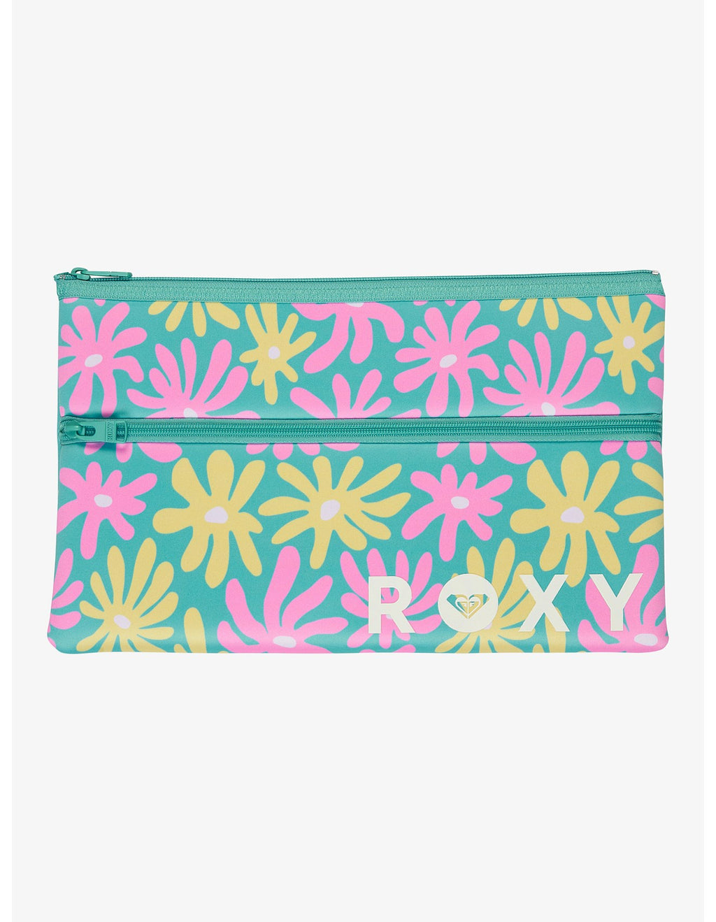 White Shoulder Pencil Case - Coastal Shade