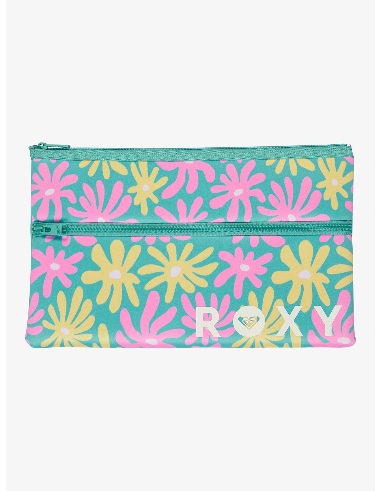 White Shoulder Pencil Case - Coastal Shade