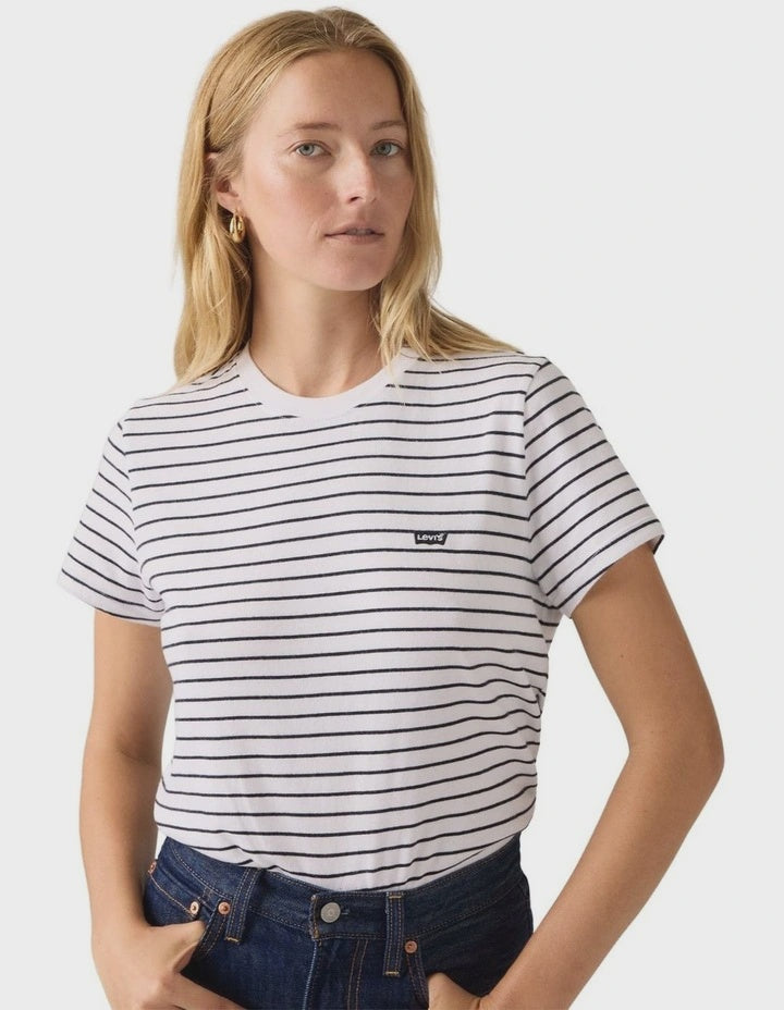 Favorite Cotton Tee - Golf Course Stripe