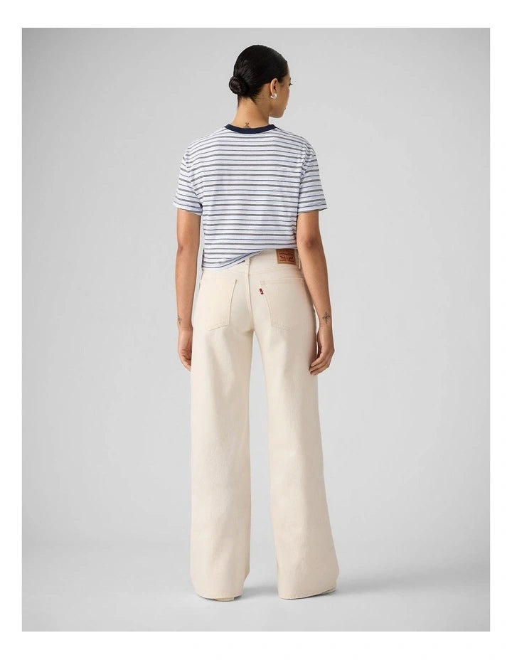 Middy Wide Leg Jean - Snow